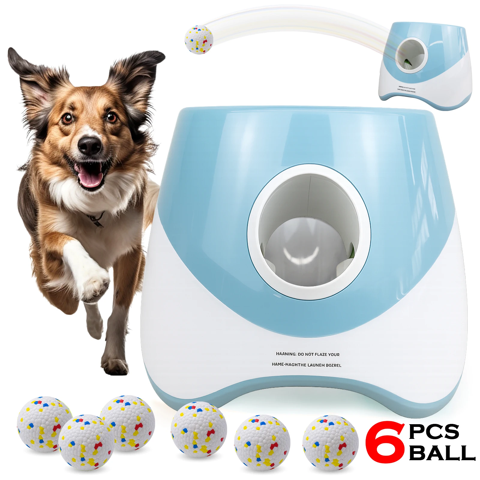 Catapult Launcher Toy - 犬用テニスボールランチャー、犬用自動おもちゃ、自動で楽しいインタラクティブマシン、楽しいインタラクティブカタパルト投げ、充電式