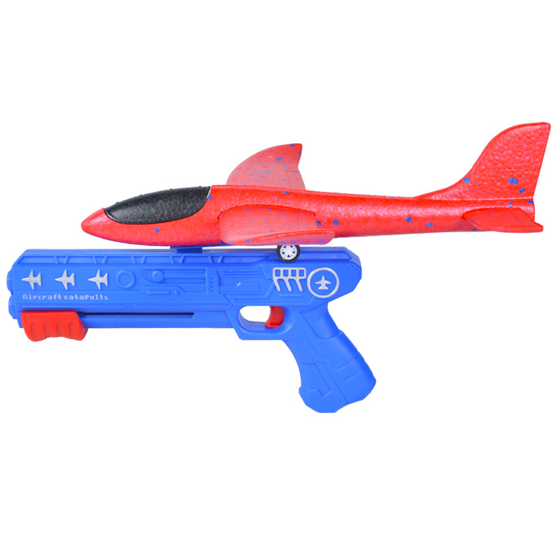 Catapult Launcher Toy - キッズ 24 または 34 センチメートル泡飛行機ランチャー屋外おもちゃ男の子スポーツカタパルトゲーム子供女の子誕生日クリスマスギフト