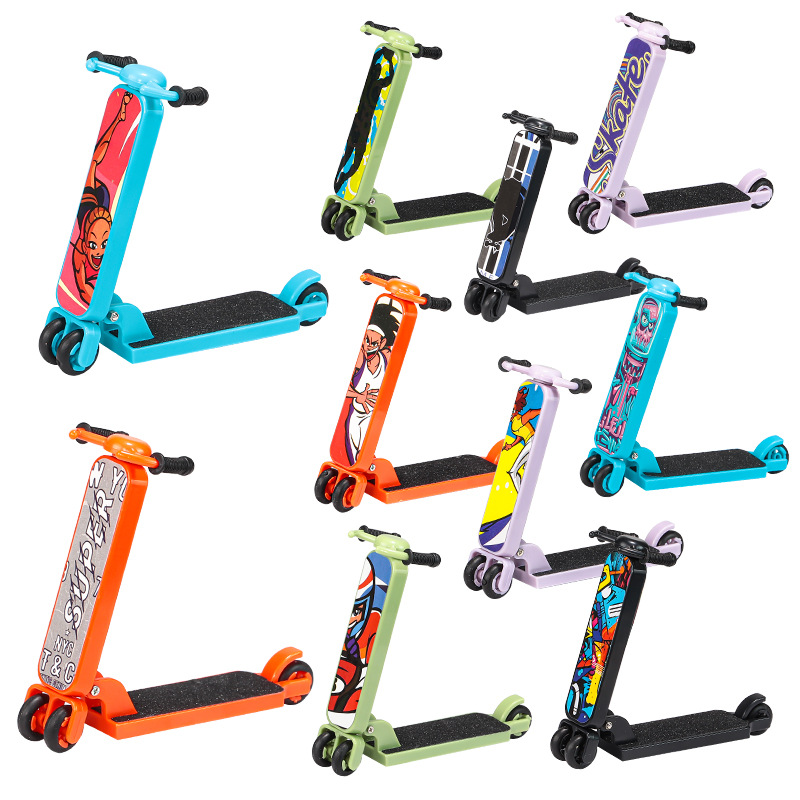 Kids Toys Scooter - 子供のためのミニフィンガースクーター,クリエイティブシミュレーション,エクストリームスポーツ,ストレス解消,フィンガーボード,ギフト,新しい