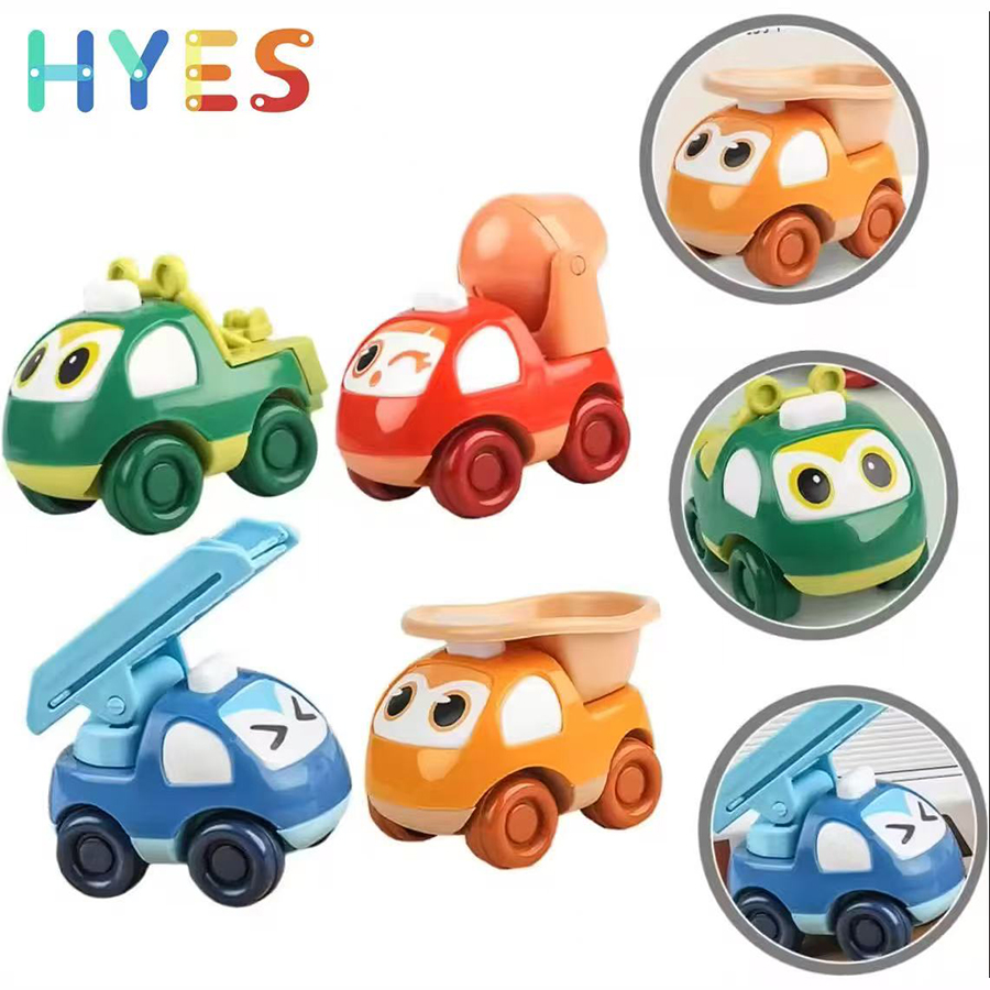 Kids Toys Under 1 Year - 子供用慣性玩具車、落下に強いエンジニアリング消防衛生車両、子供へのプレゼント
