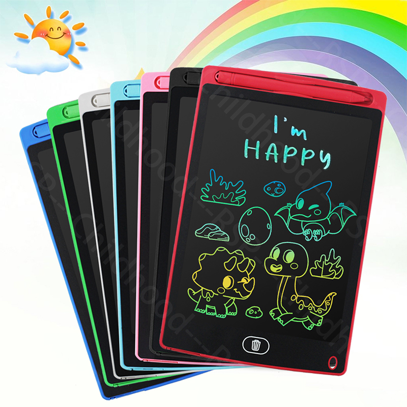Learning Tablet Kids - 子供用LCDライティングタブレット、8.5インチカラフルお絵かきボード、教育学習玩具、男の子と女の子への誕生日プレゼント、クリスマスギフト