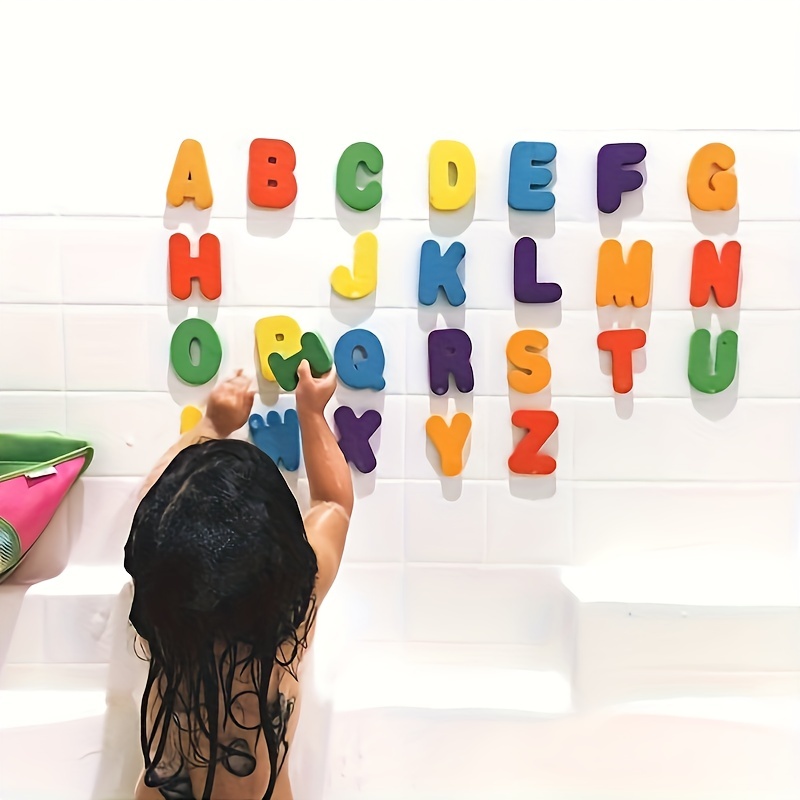 Bath Letter Number Foam - フォームレタリングと数字のプレイセット,教育,楽しい,シャワーのおもちゃ,赤ちゃんと幼児へのギフト,36個