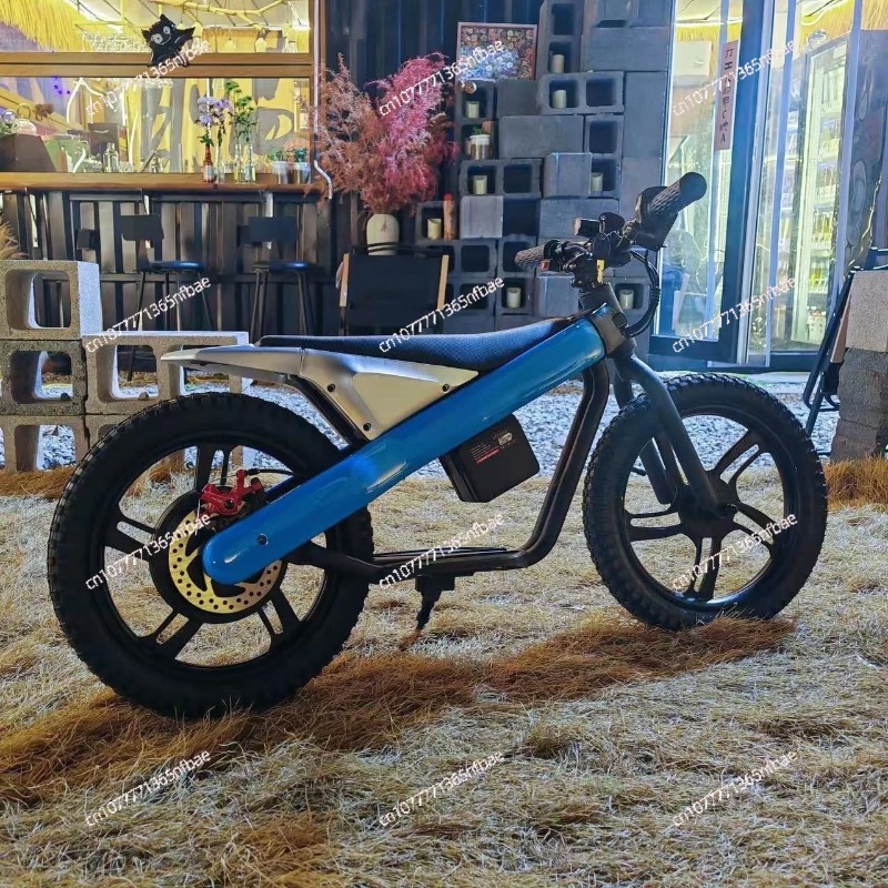 Kids Toys Scooter - 16インチ子供用電動バランスバイク - 幼児用電動スクーター自転車、5～10歳向け調節可能な子供用乗用玩具