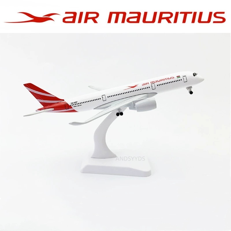 Kids Toys Mauritius - 20 センチメートル金属合金飛行機モデルおもちゃ A350 モーリシャス子供のためのダイキャスト大人楽しい装飾コレクションギフト子供男の子愛好家