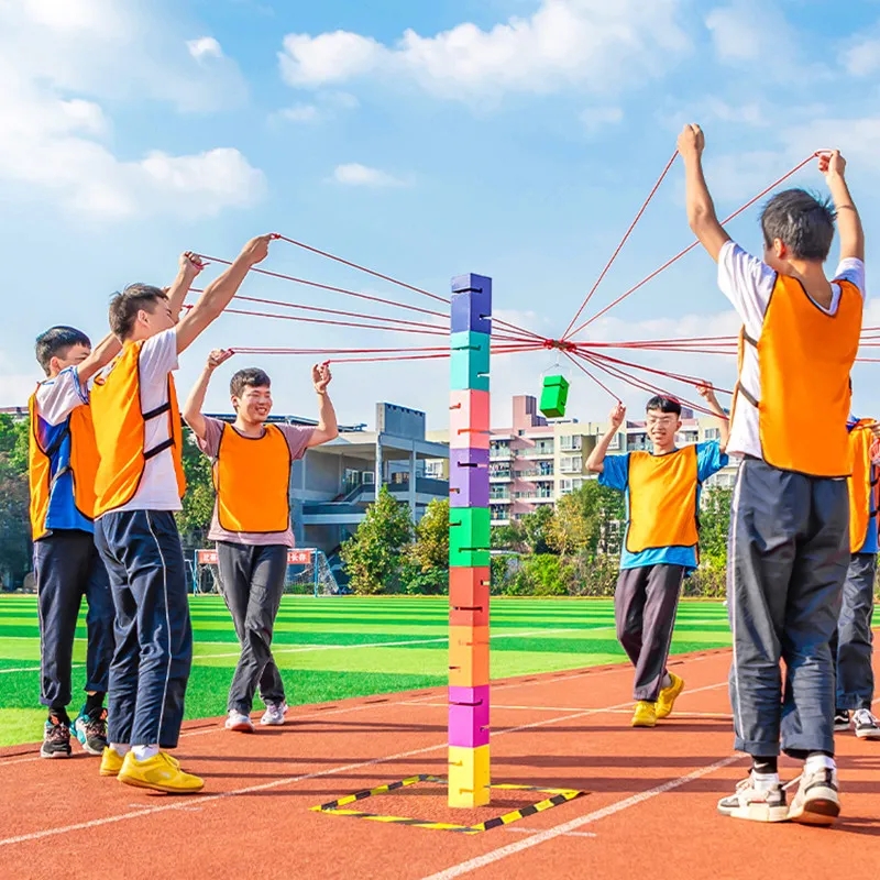 Kids Toys Company - チームワークゲーム タワービルディング アウトドアスポーツおもちゃ チームビルディングゲーム 会社活動 大人