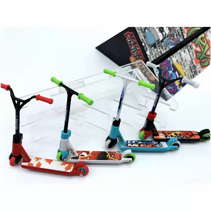 Kids Toys Scooter - 斬新で面白いインタラクティブミニフィンガースクーター、スタントフィンガートイ、スケート、スケートスクーター、フィンガー、親子インタラクティブ、ホリデーギフト