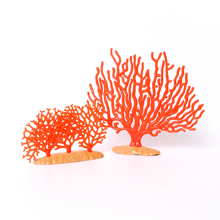 リアルなサンゴ海のアネモネ海洋生物動物プラスチックモデルフィ - Kids Toys Under 1 Year のレビューと価格