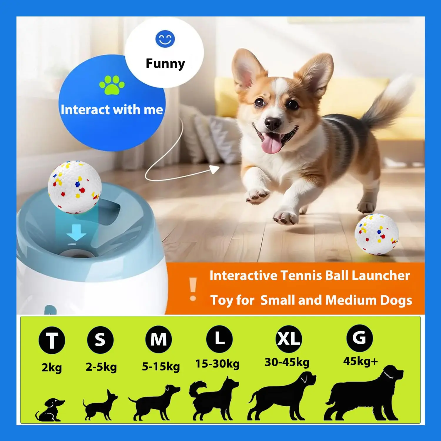 犬用テニスボールランチャー、犬用自動おもちゃ、自動で楽しいイ - Catapult Launcher Toy のレビューと価格