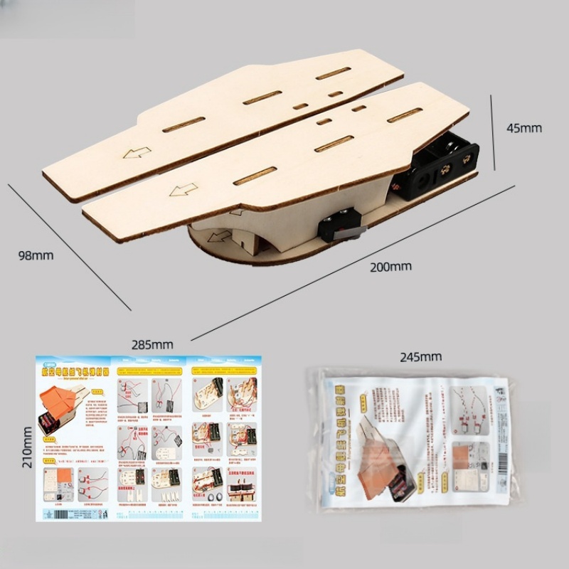 DIY 航空母艦紙飛行機カタパルトおもちゃ子供の科学実験教育 - Catapult Launcher Toy のレビューと価格