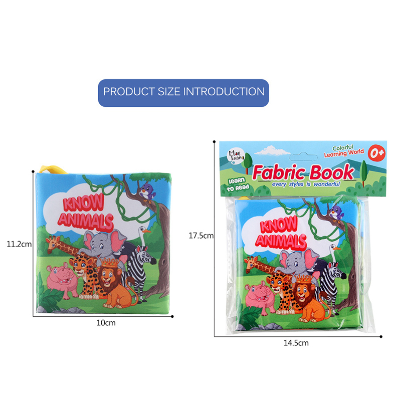子供向け啓蒙早期教育玩具 キッズ布絵本 英語 動物 車 果物 - Kids Toys Animal のレビューと価格