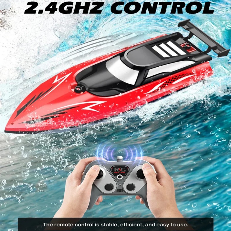 2.4G RCボート 高速リモコンレーシングボート デュアル - Kids Toys Company のレビューと価格