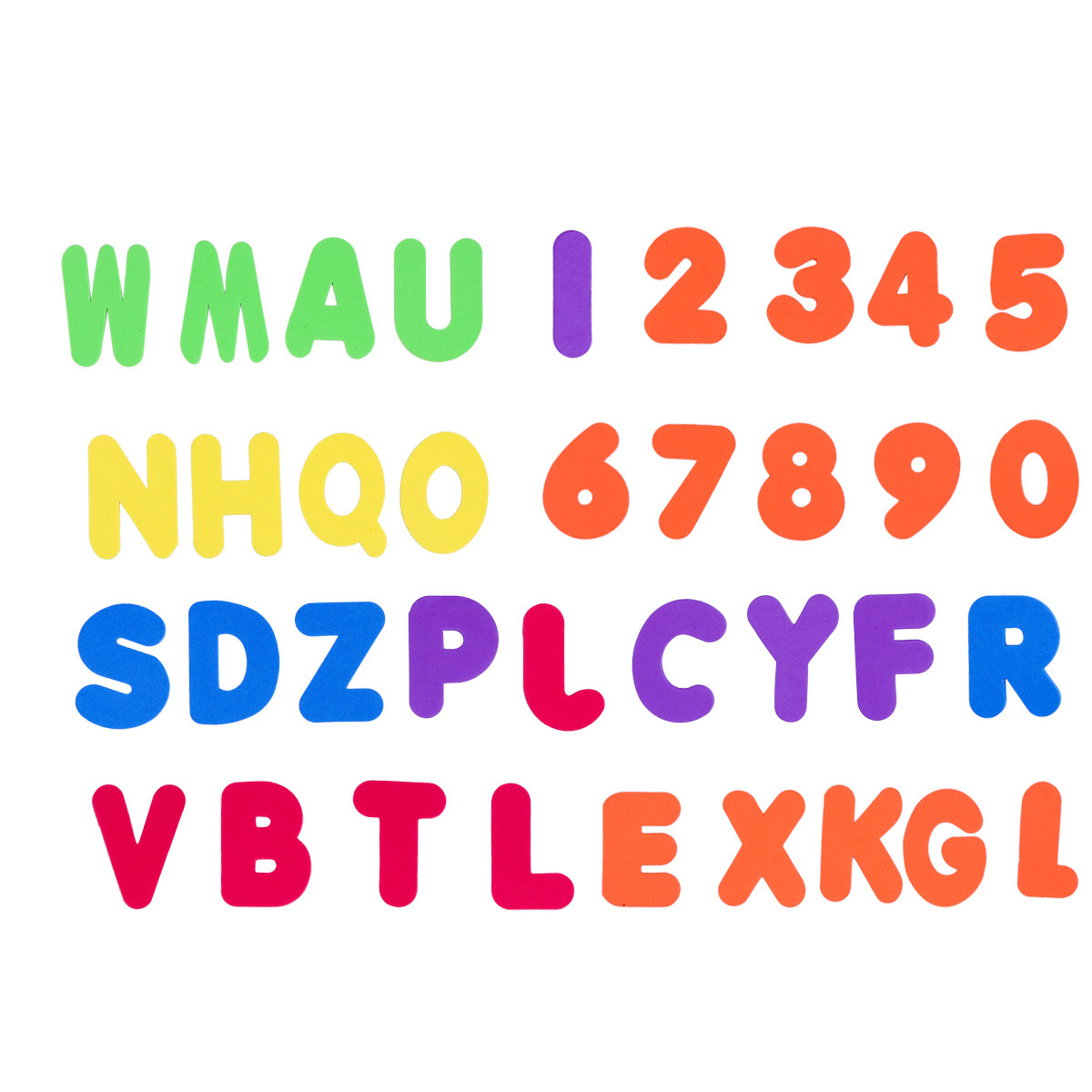 36個のカラフルなEVAバスレター・数字セット アルファベッ - Bath Letter Number Foam のレビューと価格