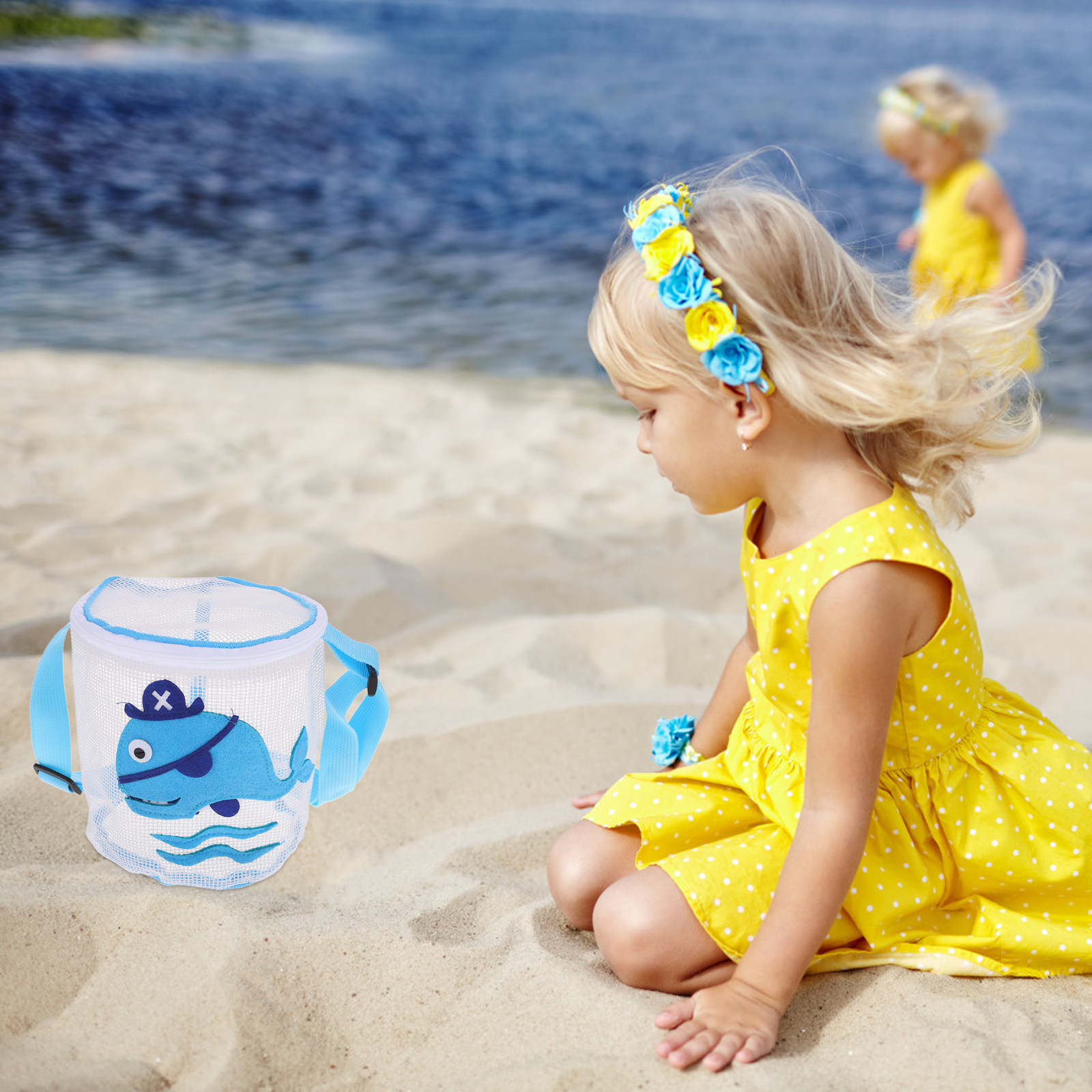 キッドビーチ貝殻バッグ メッシュジッパーデザイン 調節可能な - Kids Zipper Toys のレビューと価格