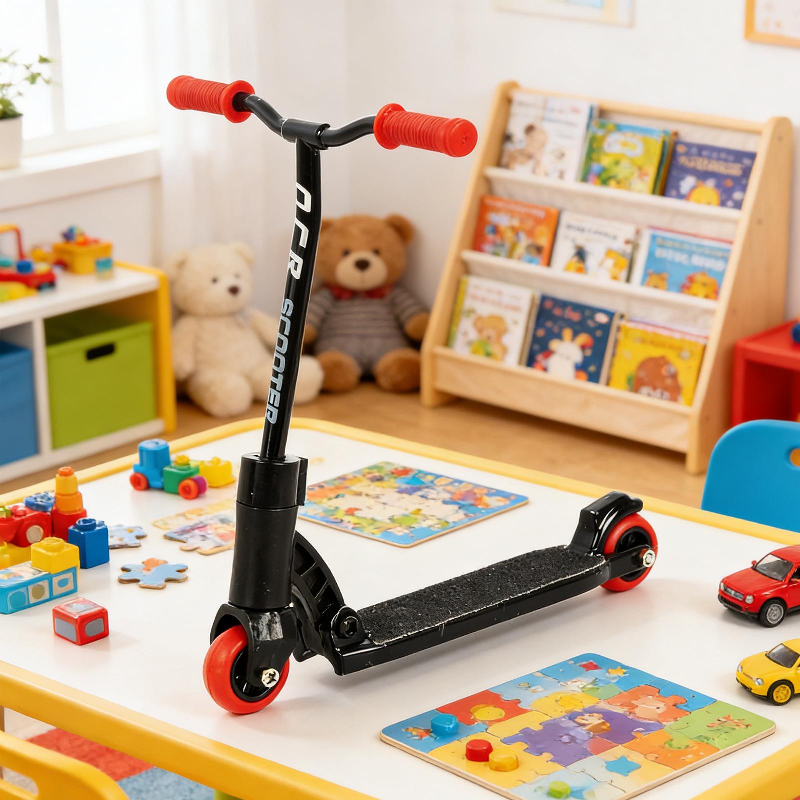 フィンガースクーター 折りたたみ式卓上装飾 かわいいフィンガ - Kids Toys Scooter のレビューと価格