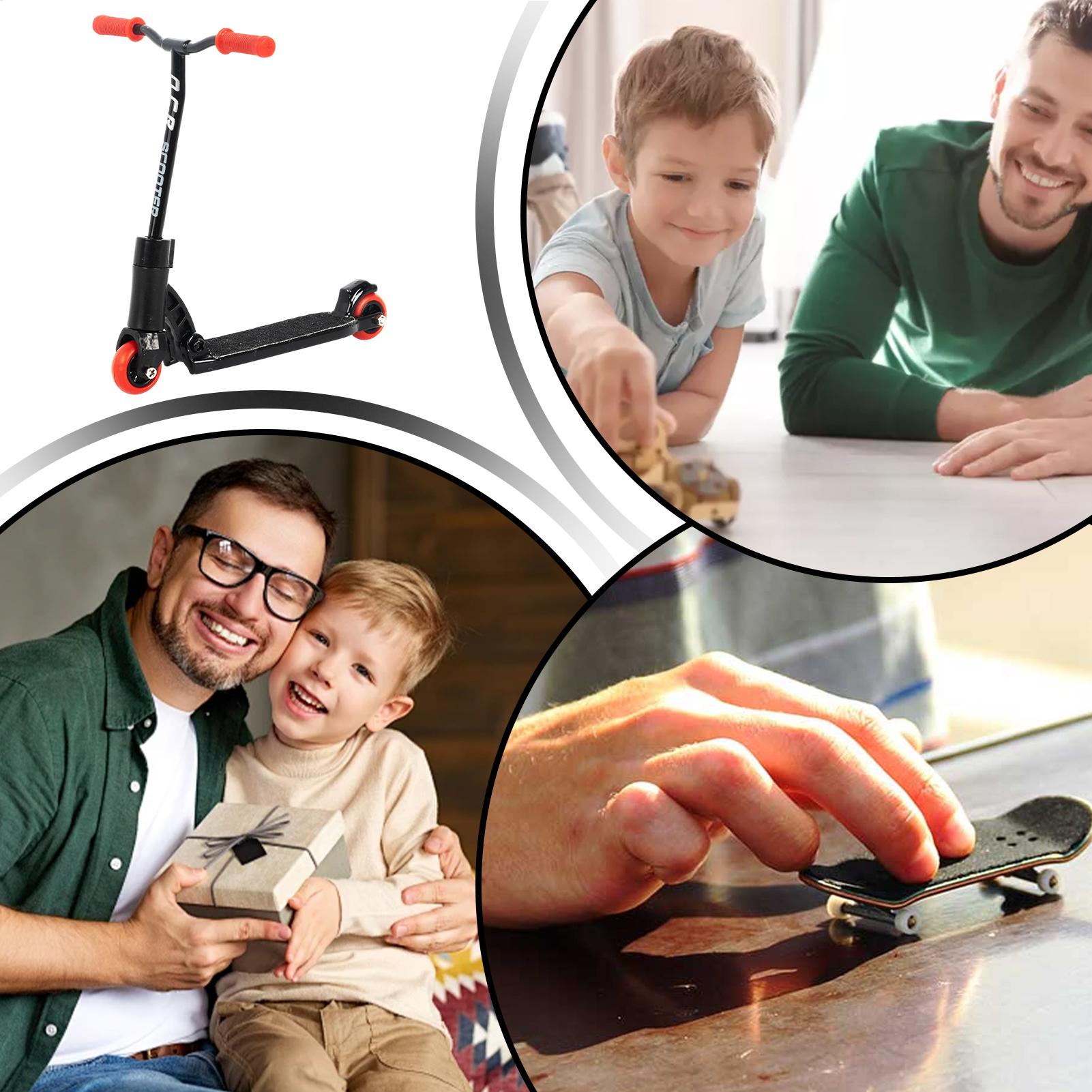 フィンガースクーター 折りたたみ式卓上装飾 かわいいフィンガ - Kids Toys Scooter のレビューと価格