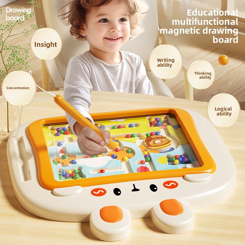 磁気ワイヤーボード 赤ちゃん早期教育 スマートペン 磁気迷路 - Kids Toys 2 Year Old のレビューと価格