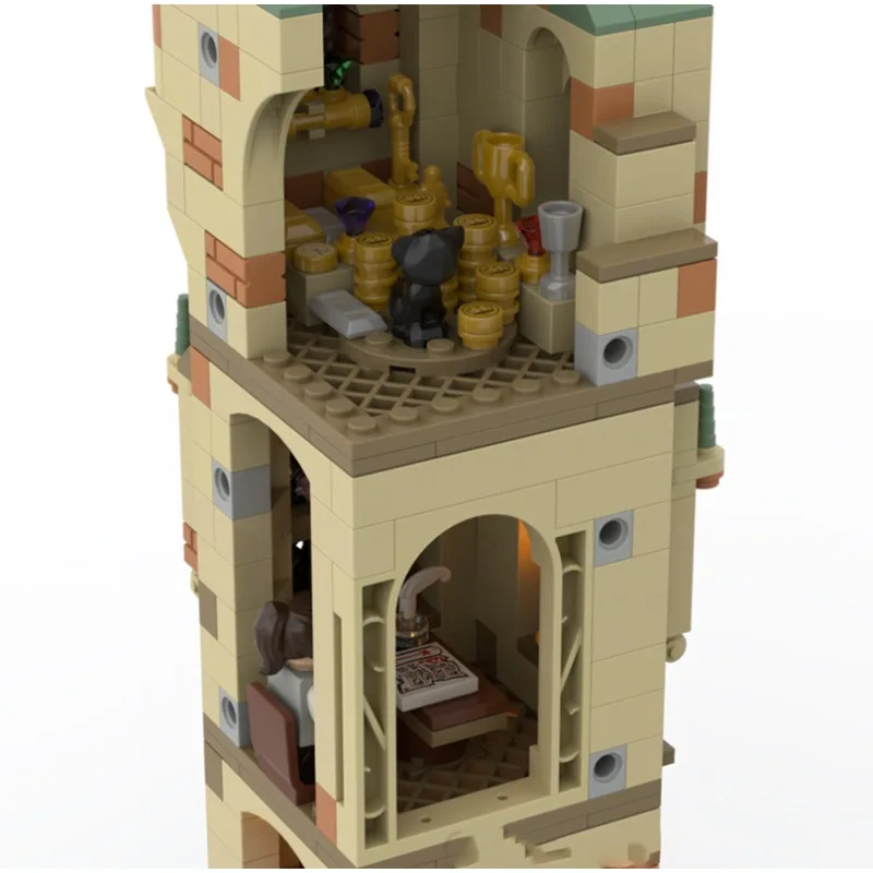 664ピース マジック中世城ビルディングブロックセット HP - Kids Toys Quad のレビューと価格