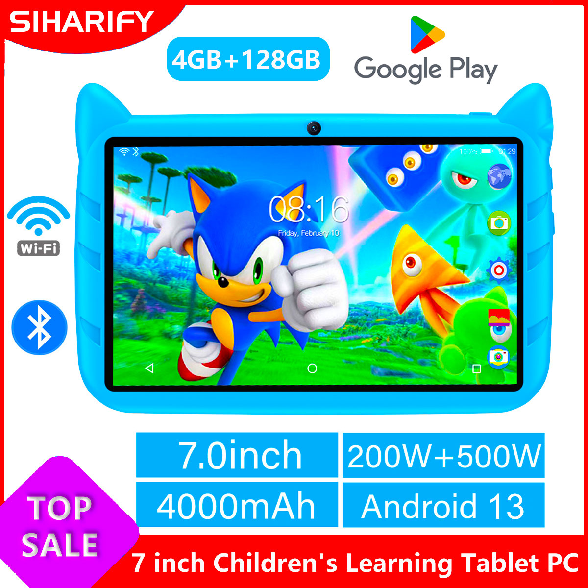 新型7インチグローバル版5G WiFiキッズタブレット、クア - Learning Tablet Kids のレビューと価格