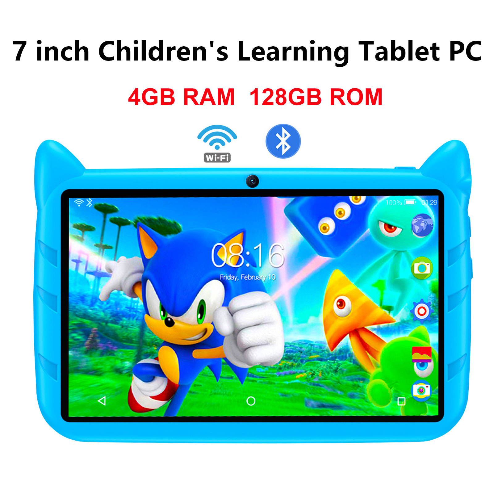 新型7インチグローバル版5G WiFiキッズタブレット、クア - Learning Tablet Kids のレビューと価格