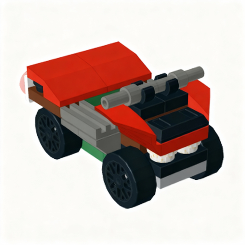 144 個 MOC 消防車クワッドシティモデルビルディングブ - Kids Toys Quad のレビューと価格