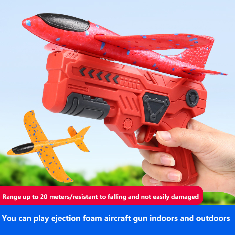 屋外ゲーム子供用グライダー飛行飛行投げ泡飛行機射撃銃、子供用 - Catapult Launcher Toy のレビューと価格