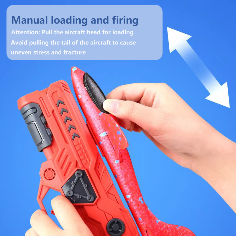 屋外ゲーム子供用グライダー飛行飛行投げ泡飛行機射撃銃、子供用 - Catapult Launcher Toy のレビューと価格