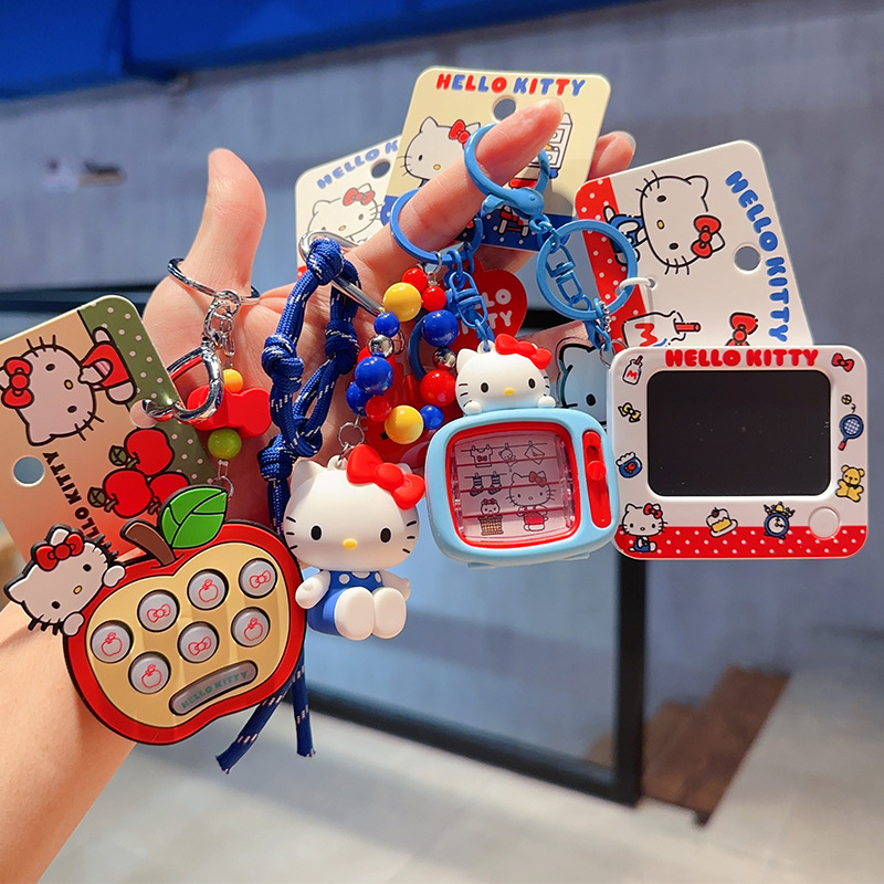 アニメハローキティキーホルダー Kt 猫チャームバックパック - Kids Toys Resale のレビューと価格