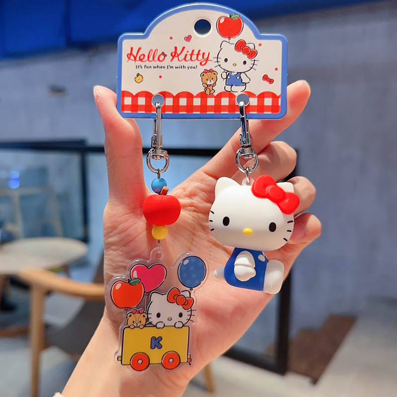 アニメハローキティキーホルダー Kt 猫チャームバックパック - Kids Toys Resale のレビューと価格