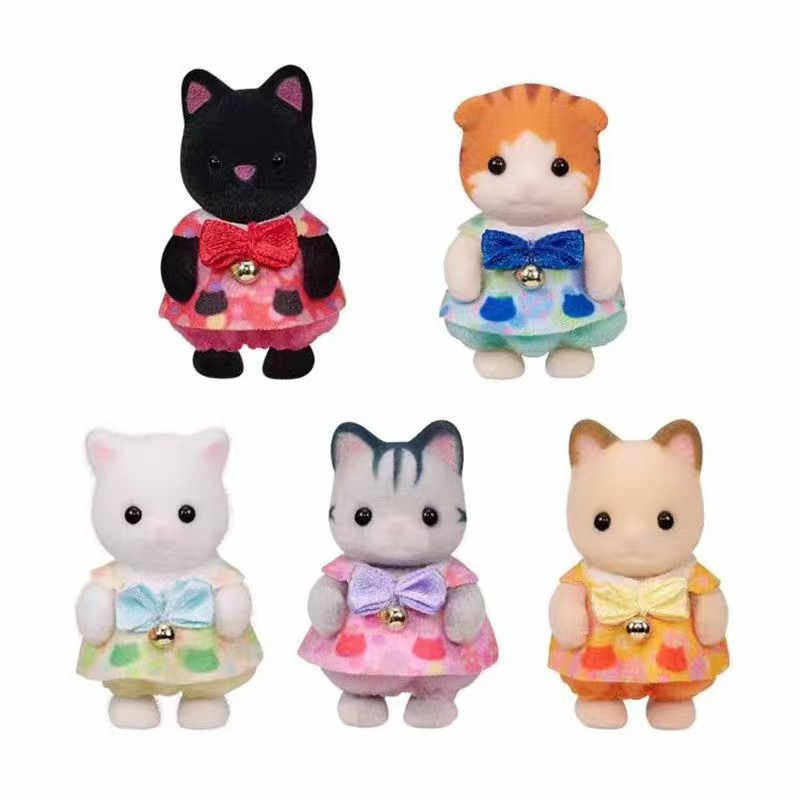 シルバニアファミリー 子猫キューティーズセット アニメフィギ - Kids Toys Animal のレビューと価格