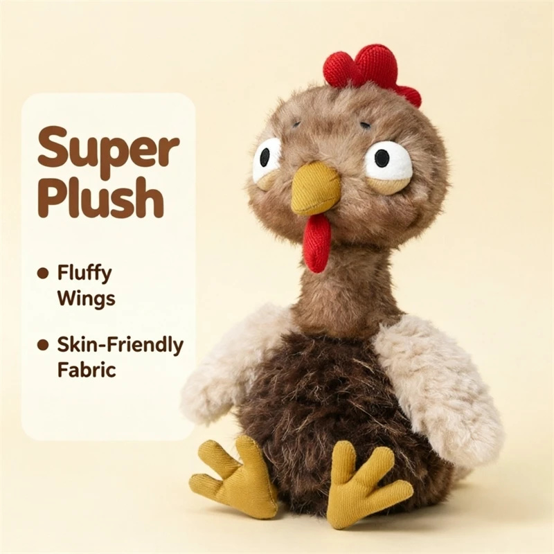 七面鳥のぬいぐるみ、柔らかい枕、かわいい鶏の抱き枕、子供や女 - Kids Toys Company のレビューと価格
