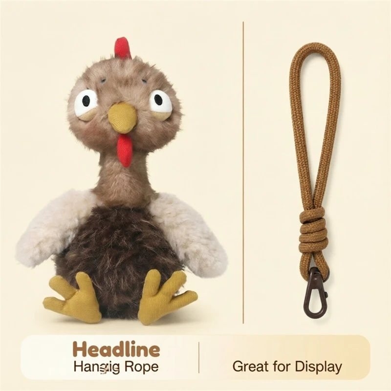 七面鳥のぬいぐるみ、柔らかい枕、かわいい鶏の抱き枕、子供や女 - Kids Toys Company のレビューと価格