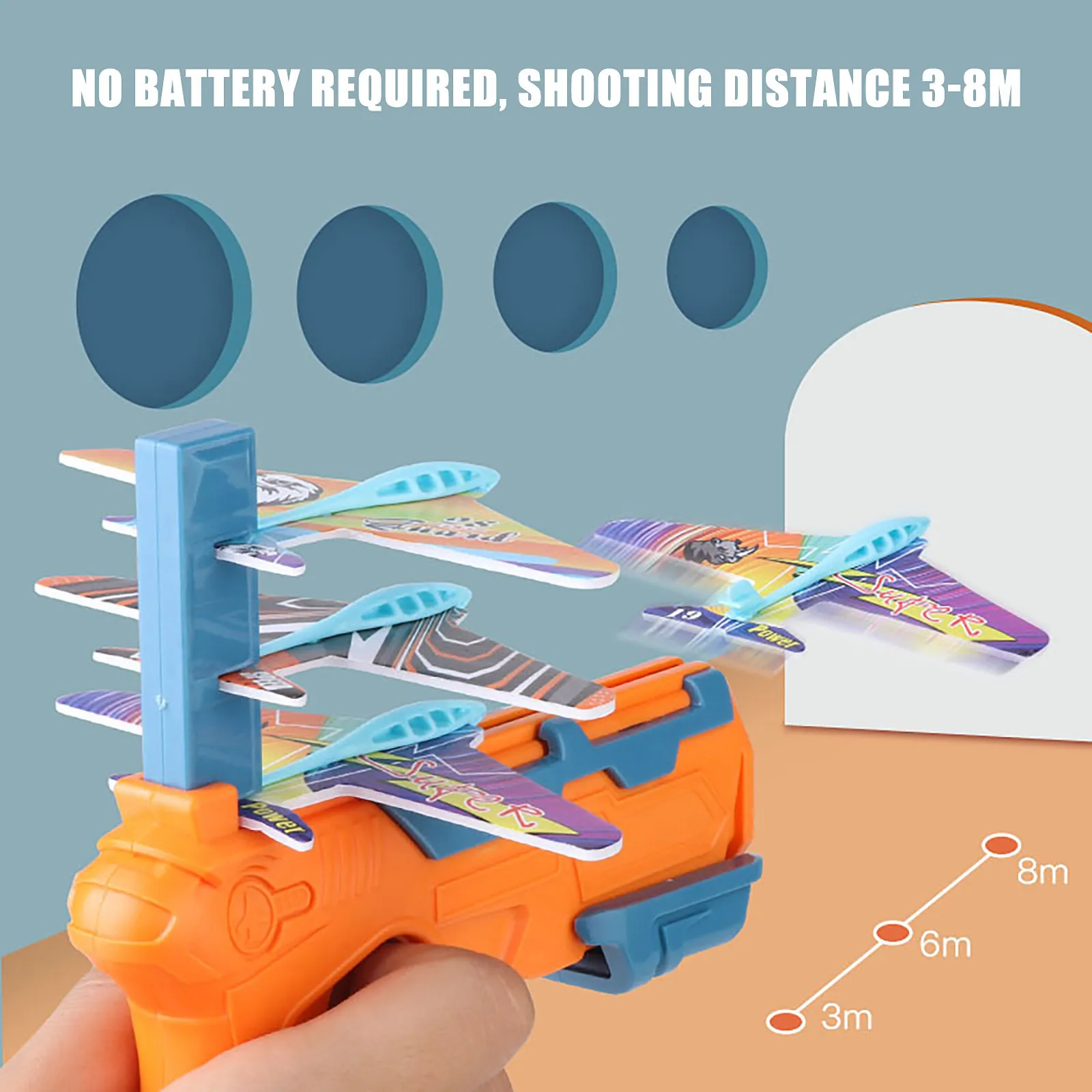 飛行機ランチャー バブルカタパルト 6 小型飛行機おもちゃ付 - Catapult Launcher Toy のレビューと価格