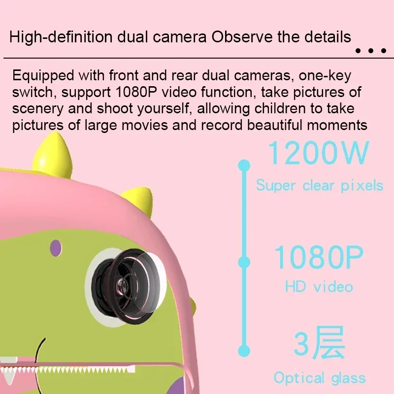 子供用デジタルカメラ 2.4インチ ミニポータブルインスタン - Kids Toys Videos のレビューと価格