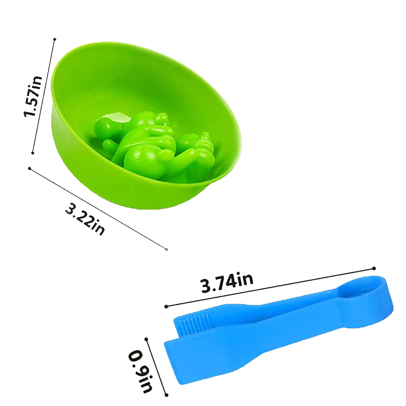 プラスチックボウル6個、ピンセット2個付き、虹色分類、細かい - Kids Toys 2 Year Old のレビューと価格