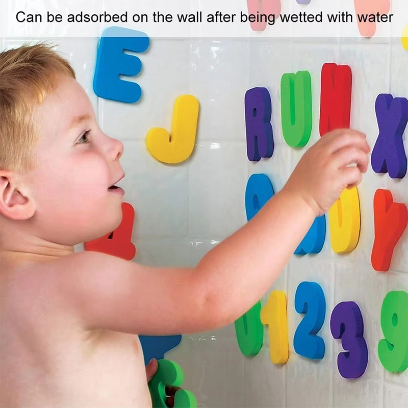 子供用お風呂おもちゃ 泡で遊べる浮かぶおもちゃ 文字 数字  - Bath Letter Number Foam のレビューと価格