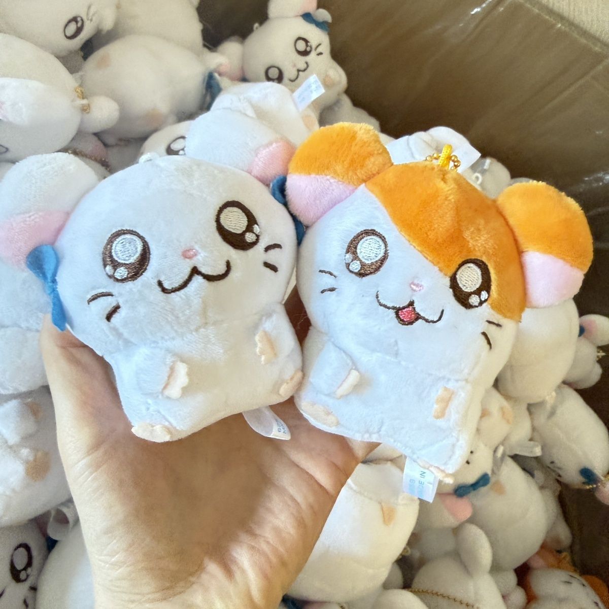 かわいいハムタロ ビジュー ハグぬいぐるみキーホルダー バッ - Kids Toys Resale のレビューと価格