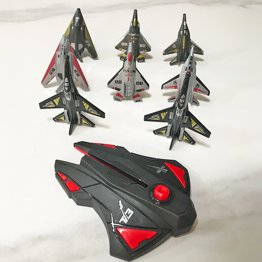カタパルト航空機ランチャーファイターセット、子供用屋外インタ - Catapult Launcher Toy のレビューと価格