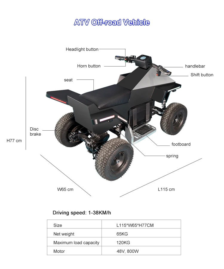子供と大人のためのクワッド電動自転車,クワッドバイク,最高速 - Kids Toys Quad のレビューと価格