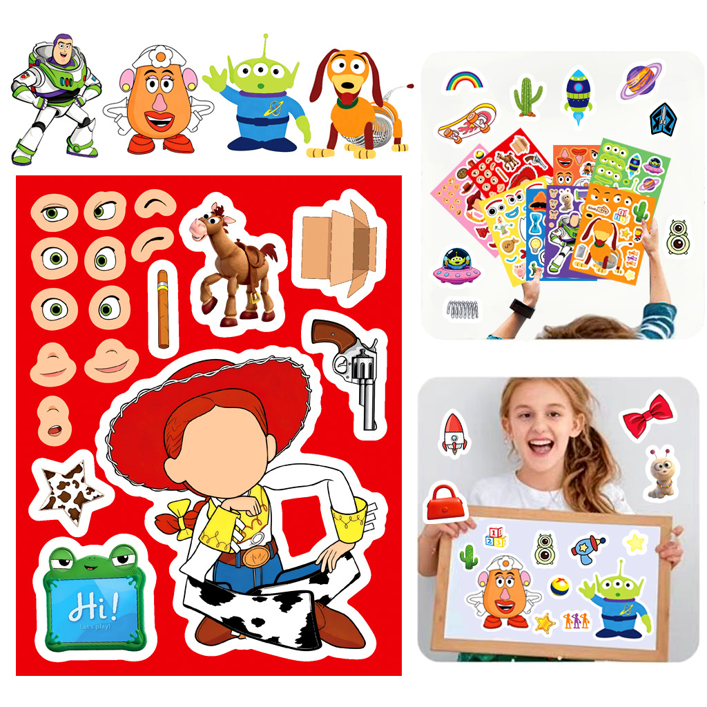 トイ・ストーリー5 メイク・ア・フェイス・ステッカー カート - Kids Toys Xmas のレビューと価格