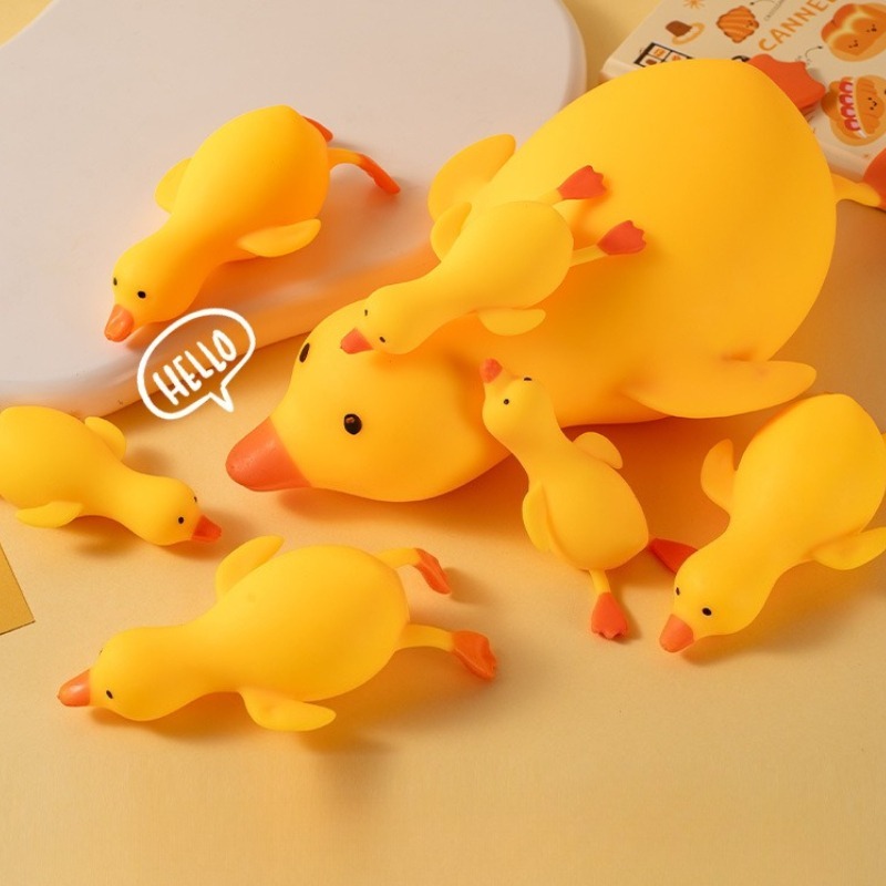 スクイッシーな抗ストレスアヒルフィジェットトイ、かわいいガチ - Kids Toys Animal のレビューと価格