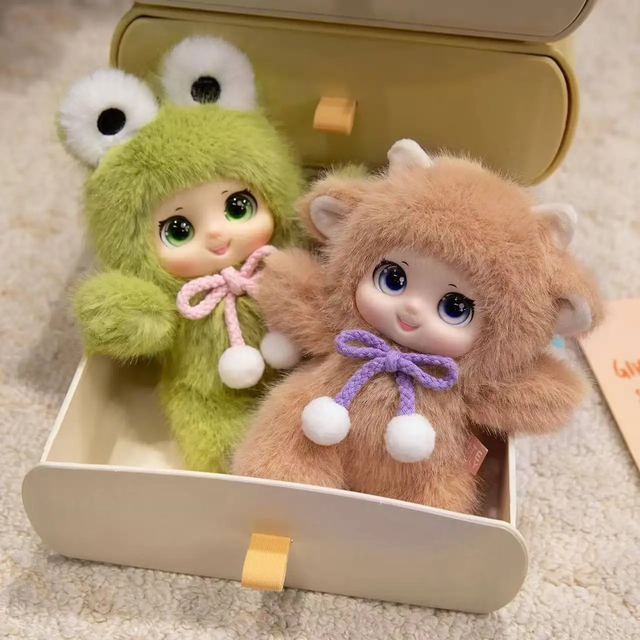 18cm / かわいい動物のビニール製顔付きぬいぐるみ、動物 - Kids Toys Animal のレビューと価格