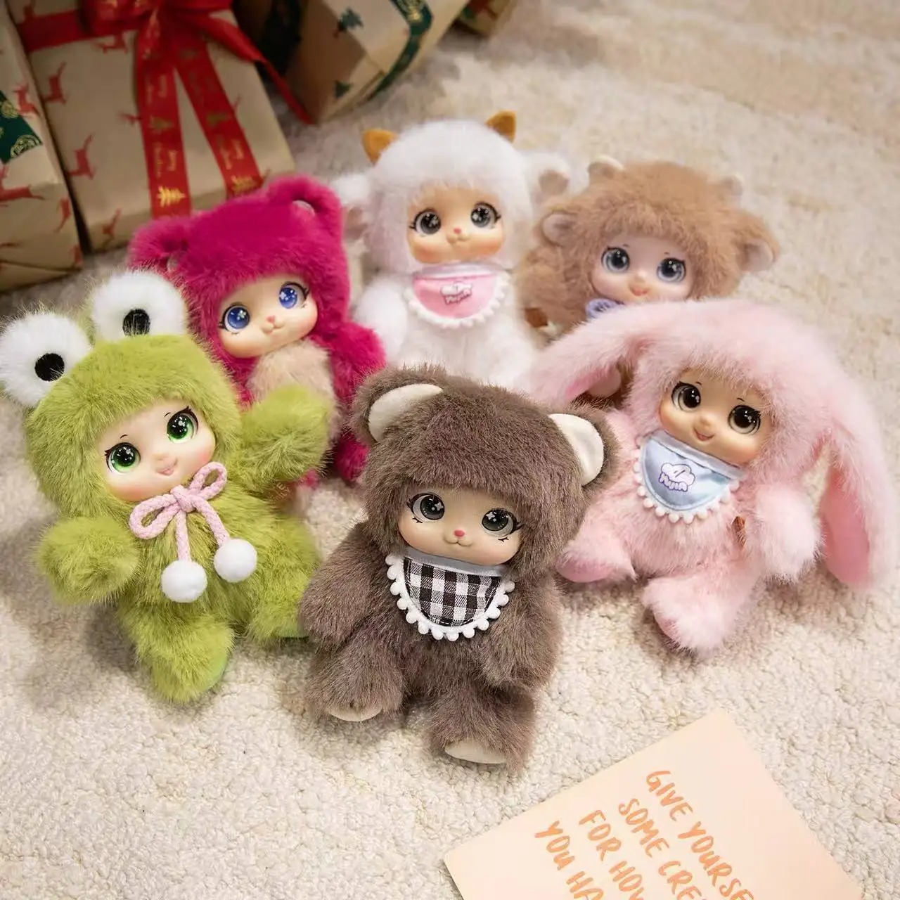 18cm / かわいい動物のビニール製顔付きぬいぐるみ、動物 - Kids Toys Animal のレビューと価格