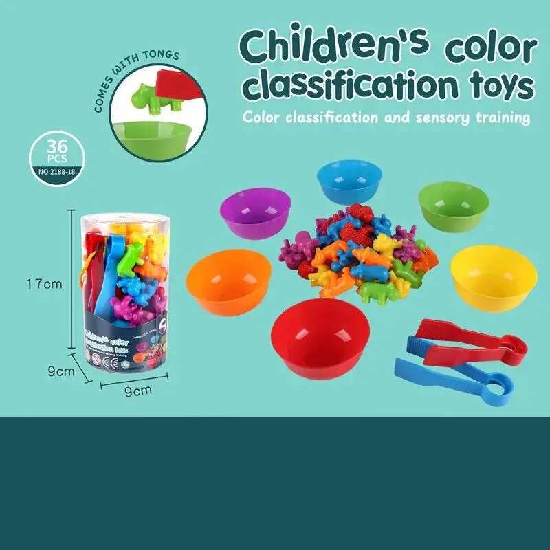 虹色のカウントできる動物交通車早期教育玩具動物認知数学教育支 - Kids Toys 2 Year Old のレビューと価格