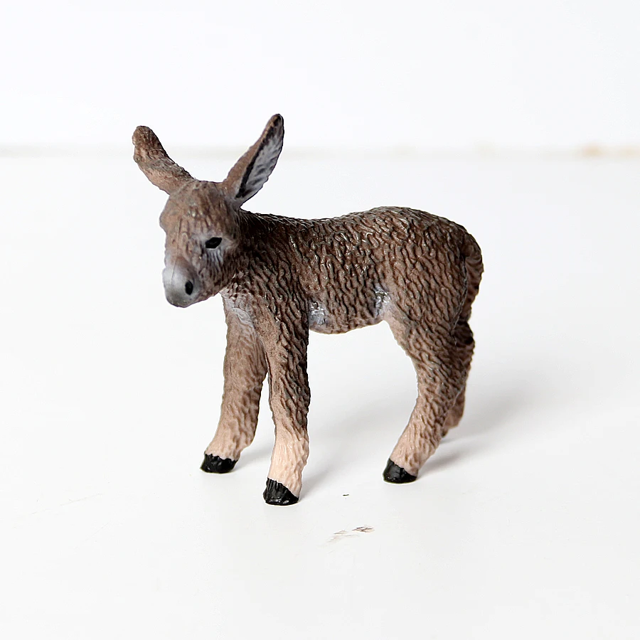 ロバモデルおもちゃ動物フィギュア家畜置物アニメアクションフィ - Kids Toys Xmas のレビューと価格