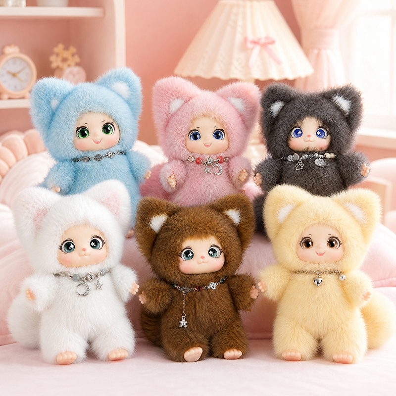 18cmの新しい可愛い家族向けキツネのぬいぐるみペンダント、 - Kids Toys Animal のレビューと価格