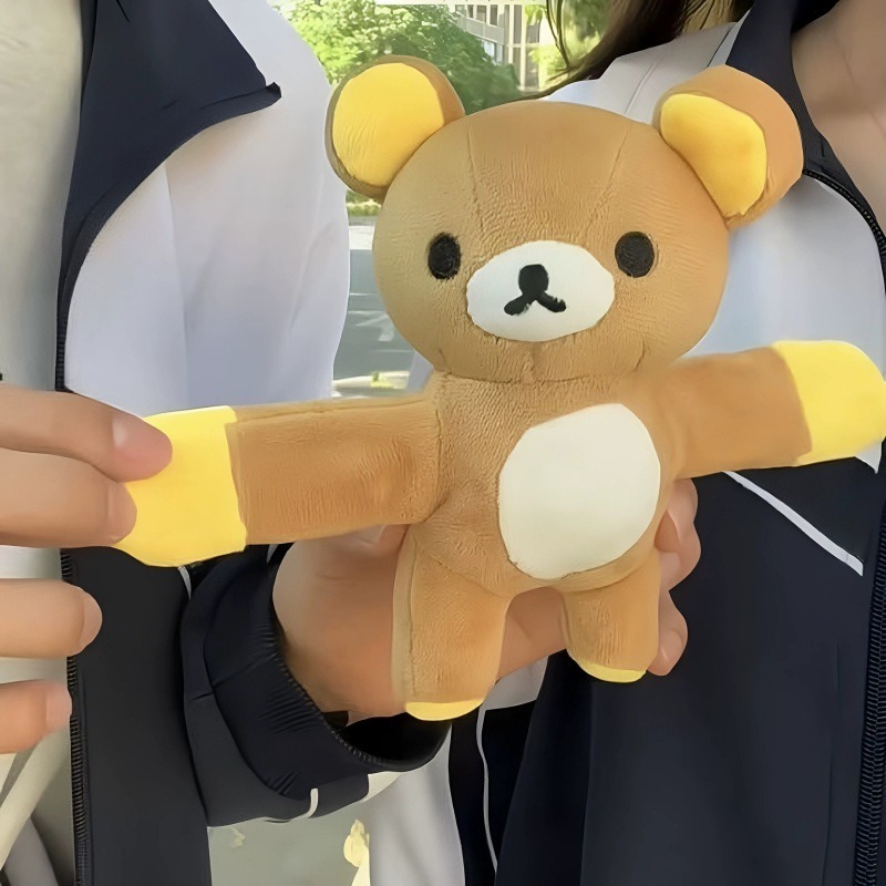 かわいいリラックマスナップブレスレット漫画人形クマリストバン - Kids Toys Resale のレビューと価格
