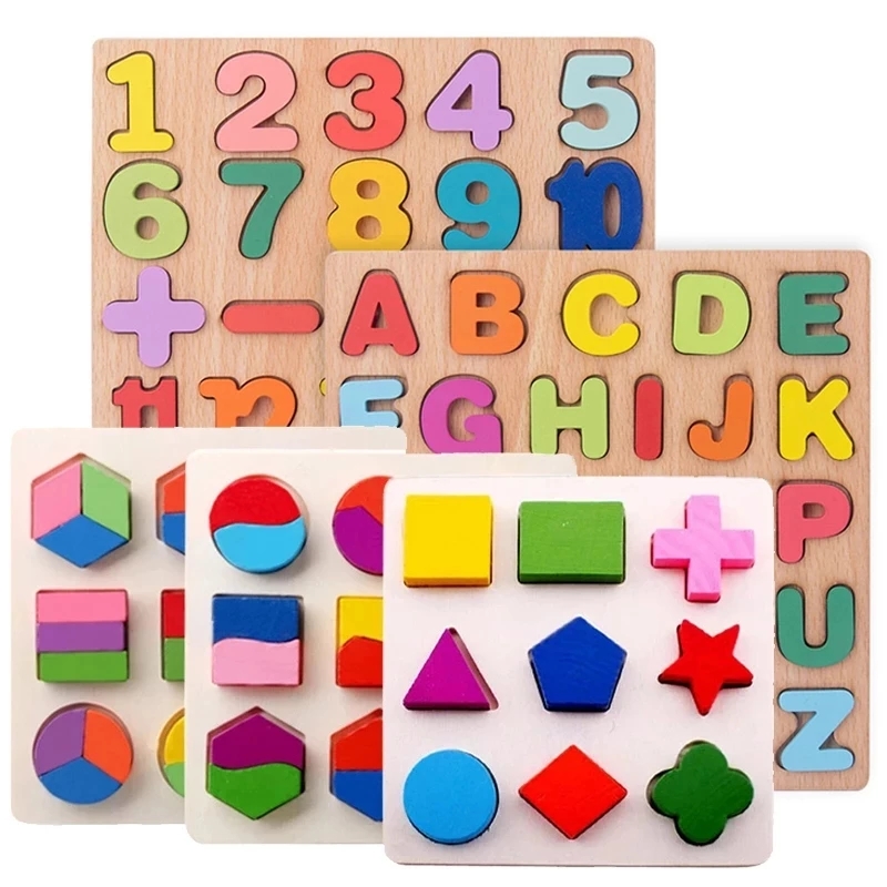 モンテッソーリ-赤ちゃん,子供向けの木製パズル,教育玩具,男 - Kids Toys 2 Year Old のレビューと価格