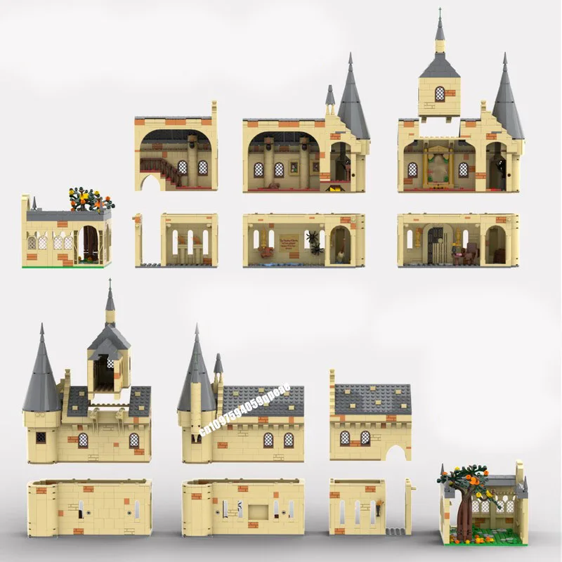 新しい1750ピースの人気魔法映画Mocクアッドモデルカスタ - Kids Toys Quad のレビューと価格