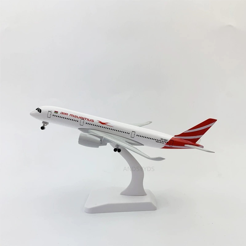 20 センチメートル金属合金飛行機モデルおもちゃ A350  - Kids Toys Mauritius のレビューと価格