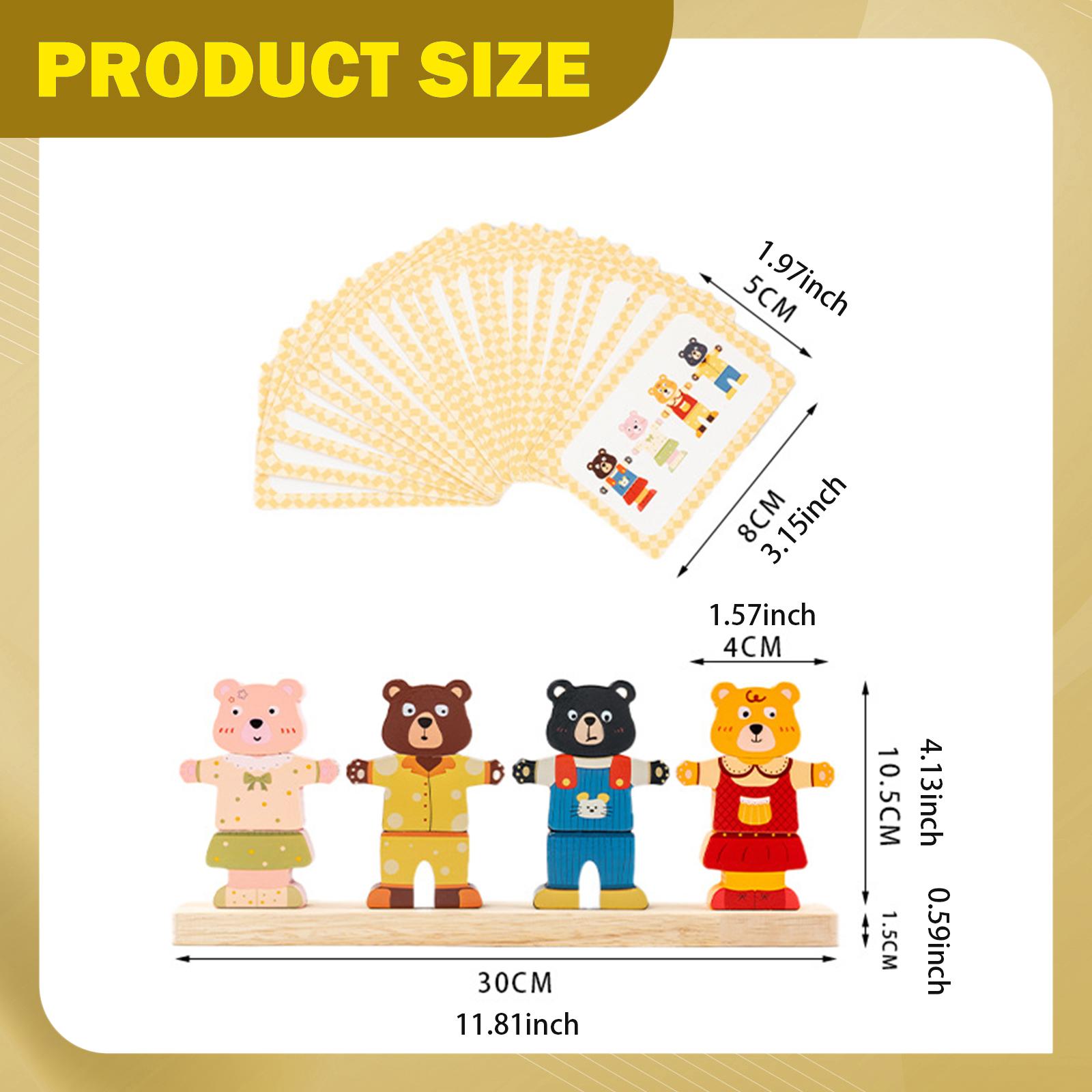 子供用教育用木製積み木、形状分類パズル、就学前学習と運動能力 - Wooden Blocks Stacking のレビューと価格
